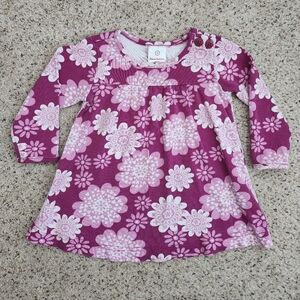 Hanna Andersson Pink and White Floral Dress